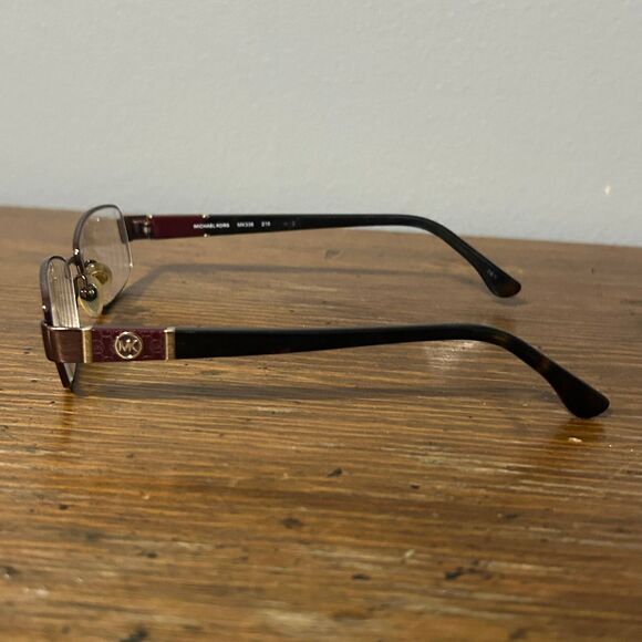 Michael kores MK338 210 50-16 135 Women's Eyeglasses Brown Demo Frame Only - Picture 3 of 7